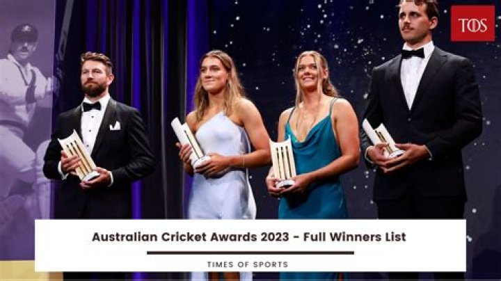 2023 AUSTRALIAN CRICKET AWARDS, Australian cricketer Ash Gardner and