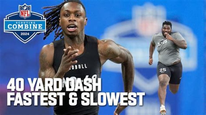5 slowest 40yard dash times in NFL Combine history