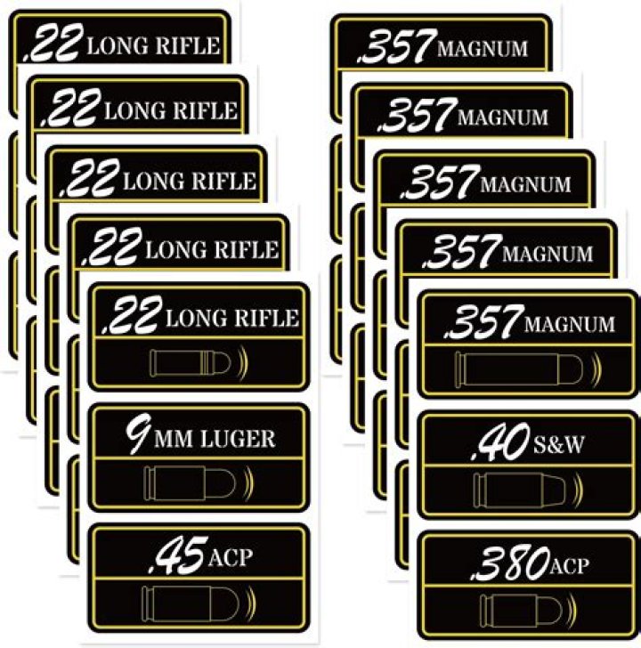 50 BMG” Ammo Label (4Pack) AZ House of Graphics