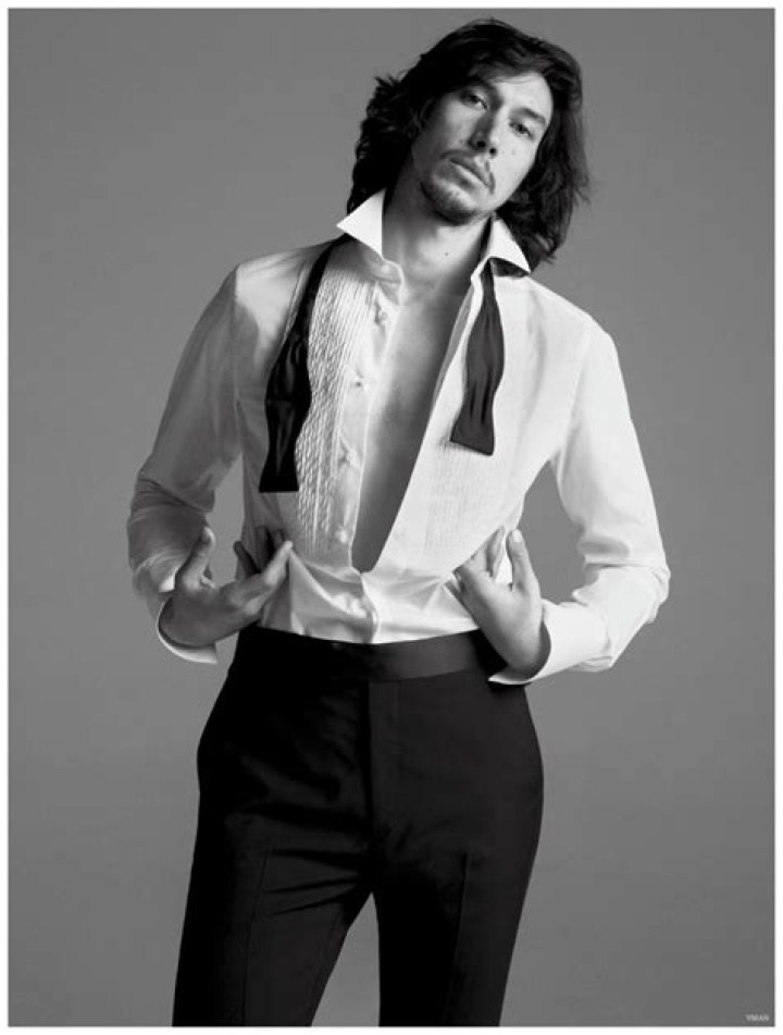 Adam Driver Dons Tuxedo for VMAN Spring/Summer 2015 Cover Photo Shoot