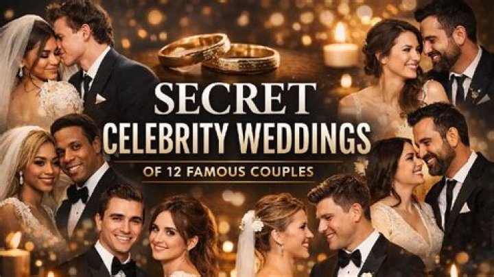All The Secret Celebrity Weddings In 2021 See Who Got Hitched