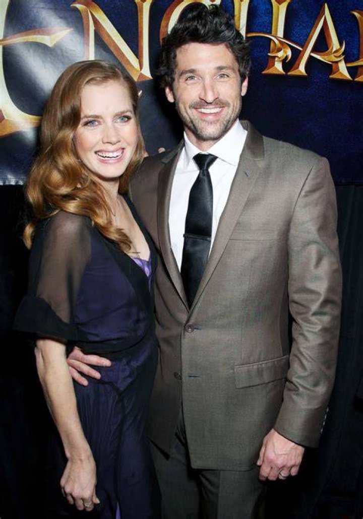 Amy Adams and Patrick Dempsey on the Set of DISENCHANTED in New York