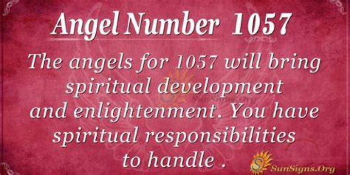 angel number 1057