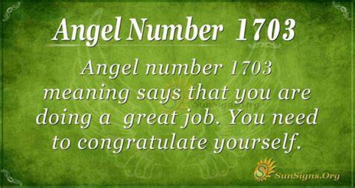 Angel Number 1703 Meaning : Set Your Life Up