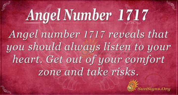 Angel Number 1717 Meaning - Follow Your Heart Always ·
