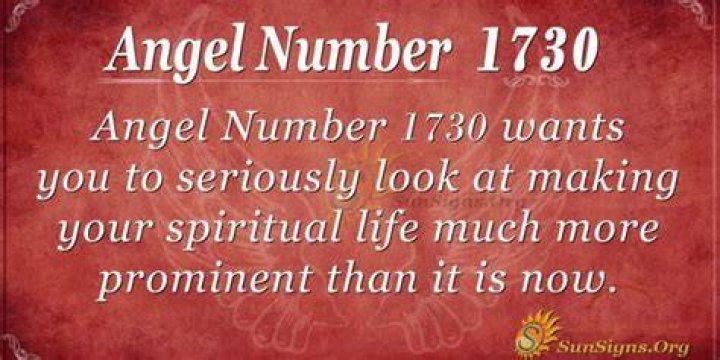 Angel Number 1730 Meaning: Focus On Spiritual Life