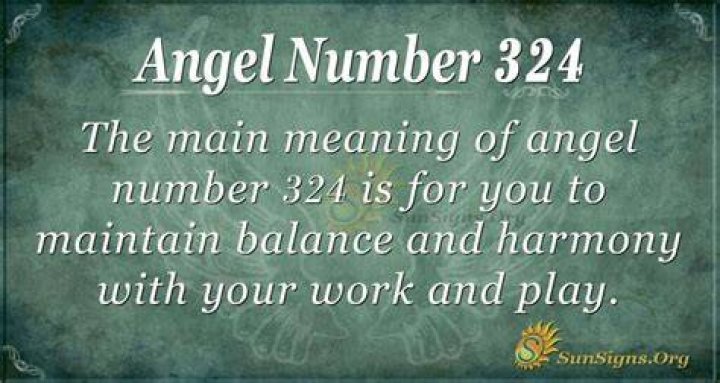 Angel Number 324 Meaning And Significance