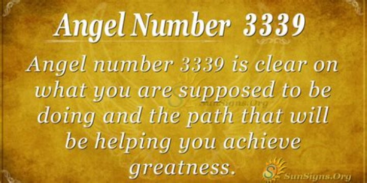 Angel Number 3339 Meaning And Significance ·