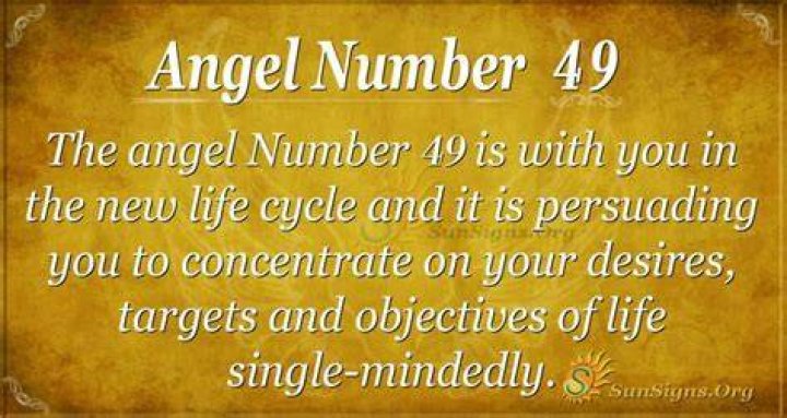 angel number 49