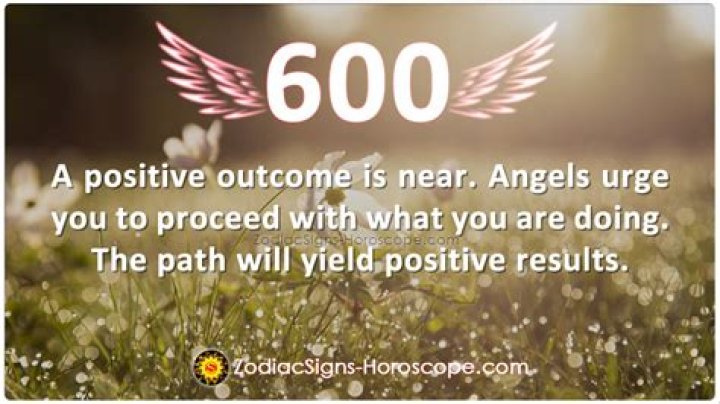 ANGEL NUMBER 600 | SnogBlogy