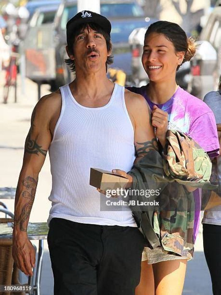 Anthony Kiedis & Helena Vestergaard Out With His Son Everly Celeb