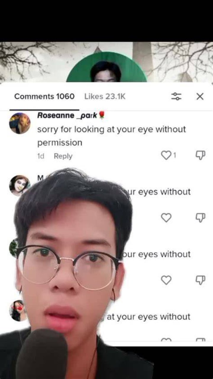 Apology Issued For Looking At Your Eyes Without Permission