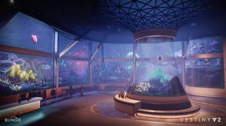 Aquarium in the H.E.L.M. in the Sonar Station room