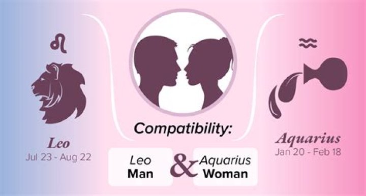 aquarius woman leo man