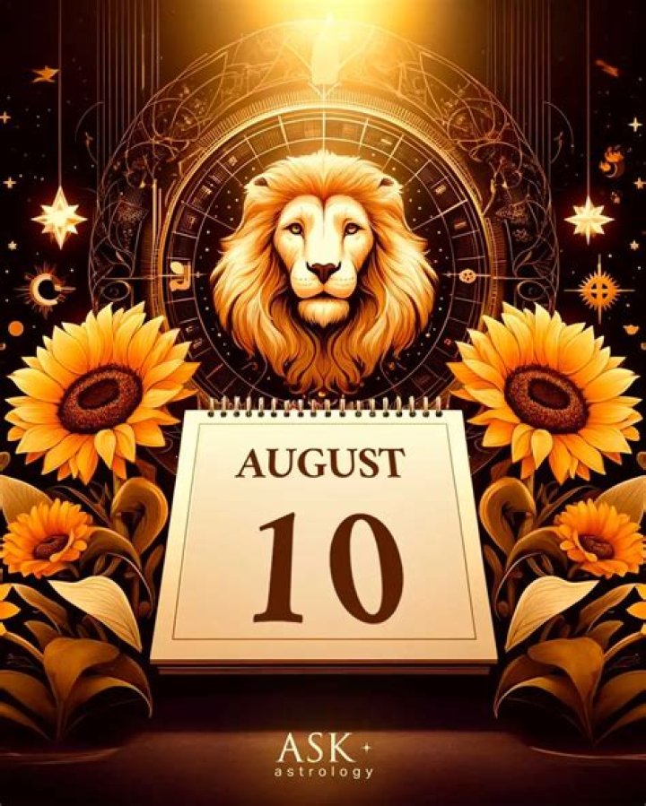 august 10 leo birthday calendar