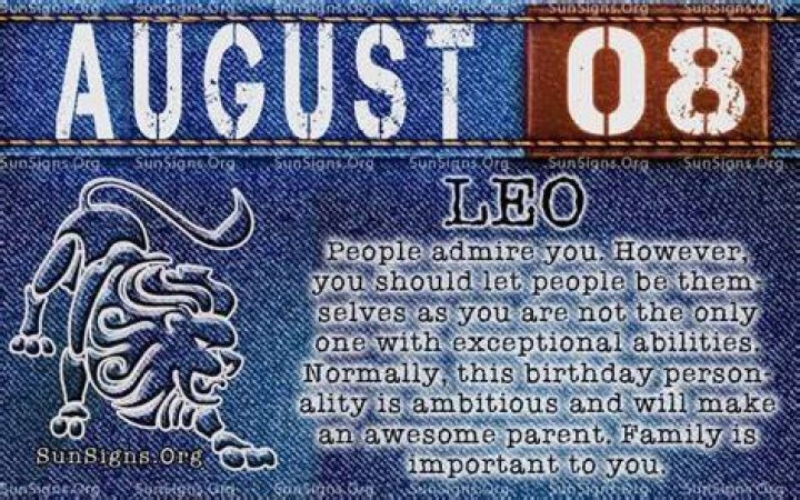 August 8 Zodiac Horoscope Birthday Personality ·