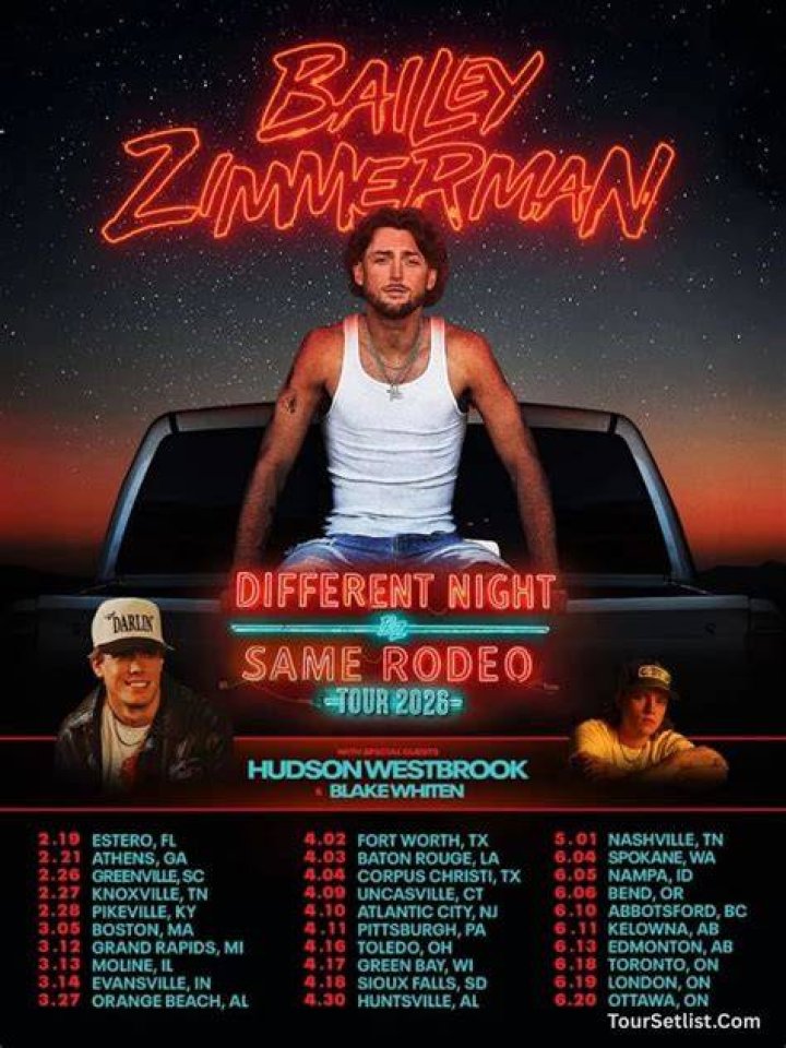 Bailey Zimmerman Tickets Bailey Zimmerman Tour Dates & Concerts