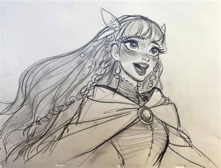 Belle Concept Art by Jin Kim Belle Ryuu to Sobakasu no Hime Photo
