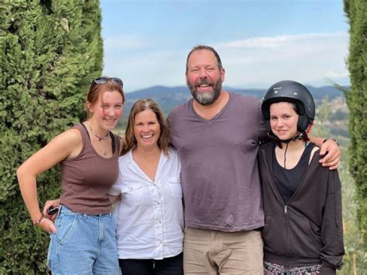 Bert Kreischer with his family in Tuscany. Famous comedians, Daughter