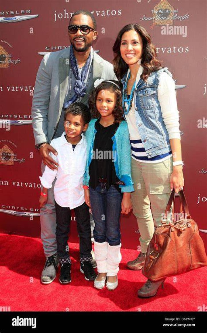 Bill Bellamy , wife Kristen, and daughter Kidstock Music And Art