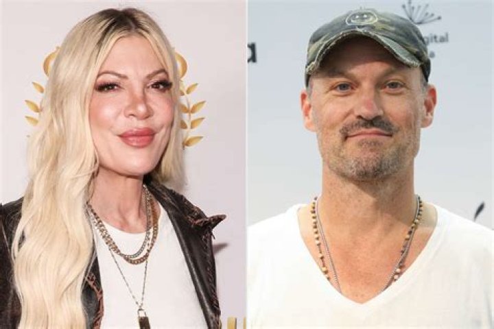 Brian Austin Green and Tori Spelling both age 19, in 1992. Beverly