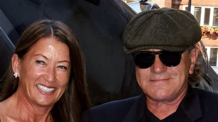 Brian Johnson with his wife Brenda at Daytona January test