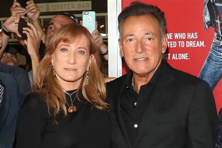 Bruce Springsteen and wife Patti Scialfa at the RDS Horse Show 2014