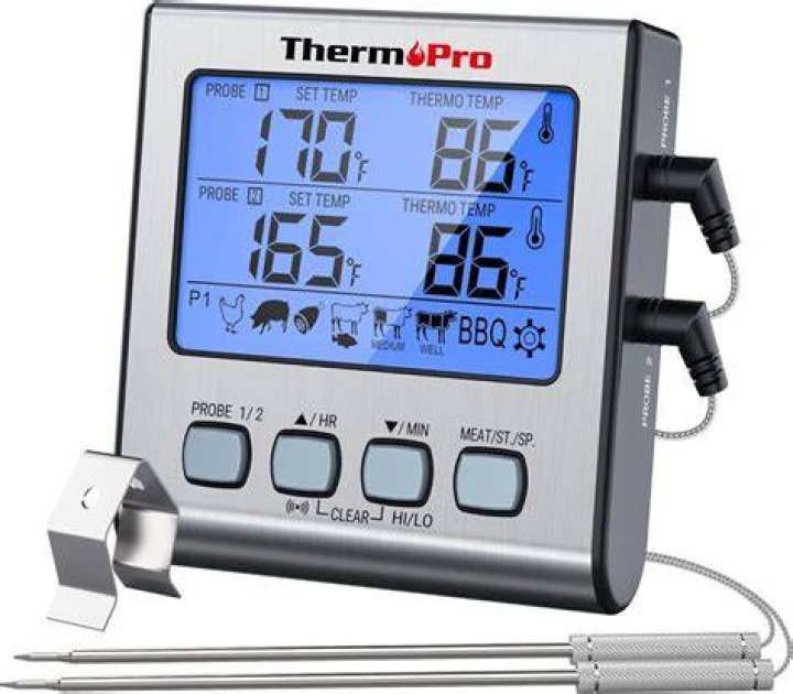 Buy ThermoPro TP17 Dual Probe Digital Cooking Meat Thermometer Large