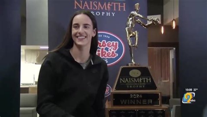 Caitlin Clark wins Naismith National Player of the Year