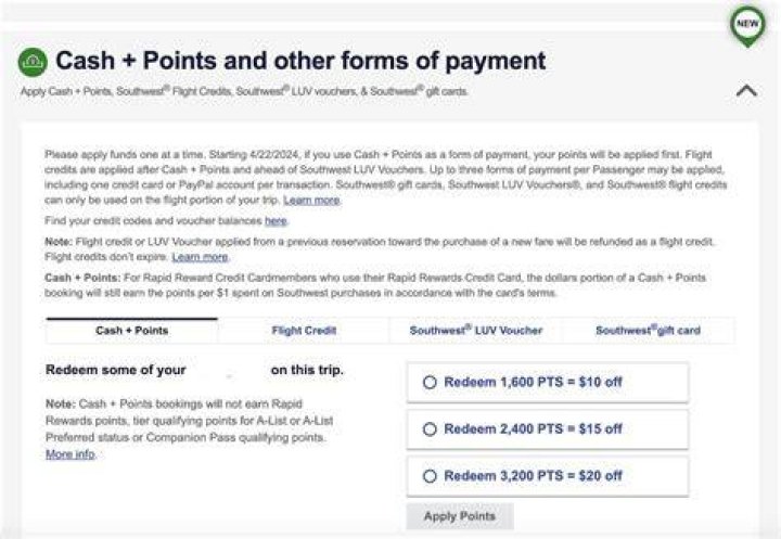 Can I use my Southwest Rapid Rewards points to book a hotel?