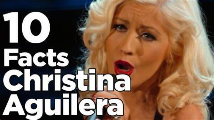 christina aguilera wtf fun facts