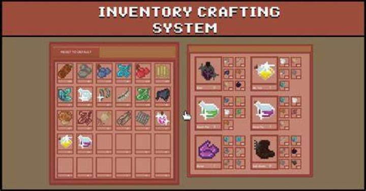 Crafting malignant items inventory