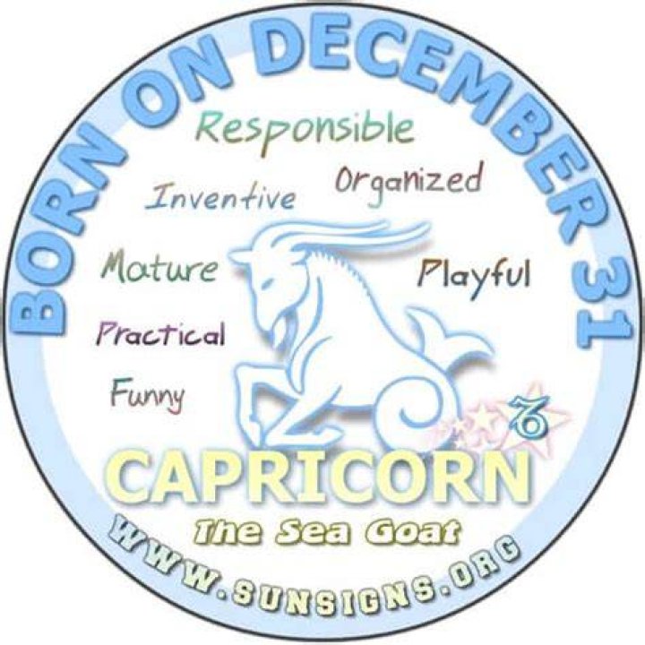 december 31 birthday personality