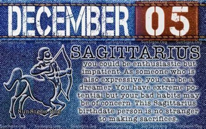 December 5 Zodiac Horoscope Birthday Personality
