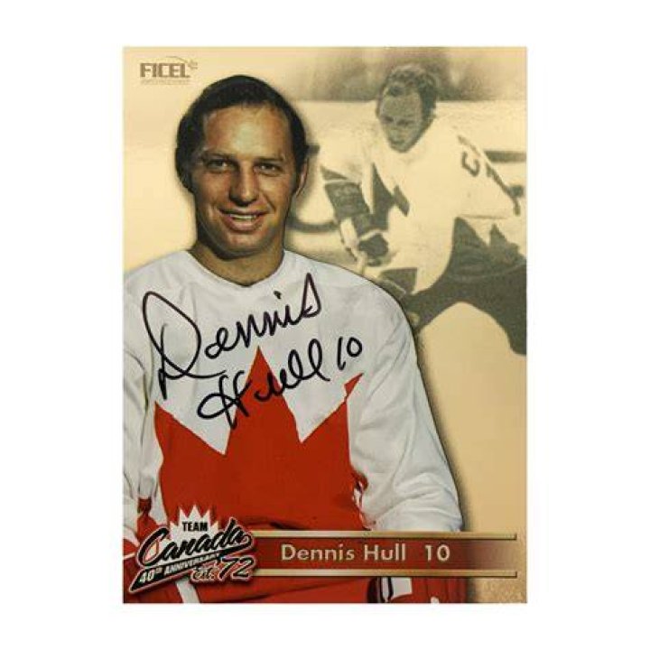 Dennis Hull Hockey Photo Signed Chicago Blackhawks 8x10