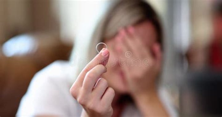 Disappointed Woman with Engagement Ring in Box Stock Image Image of