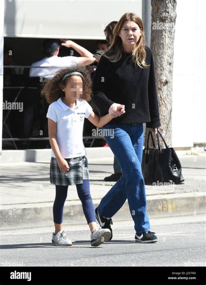 Ellen Pompeo, daughter Stella Ivery Celebs and their cute kids 2018