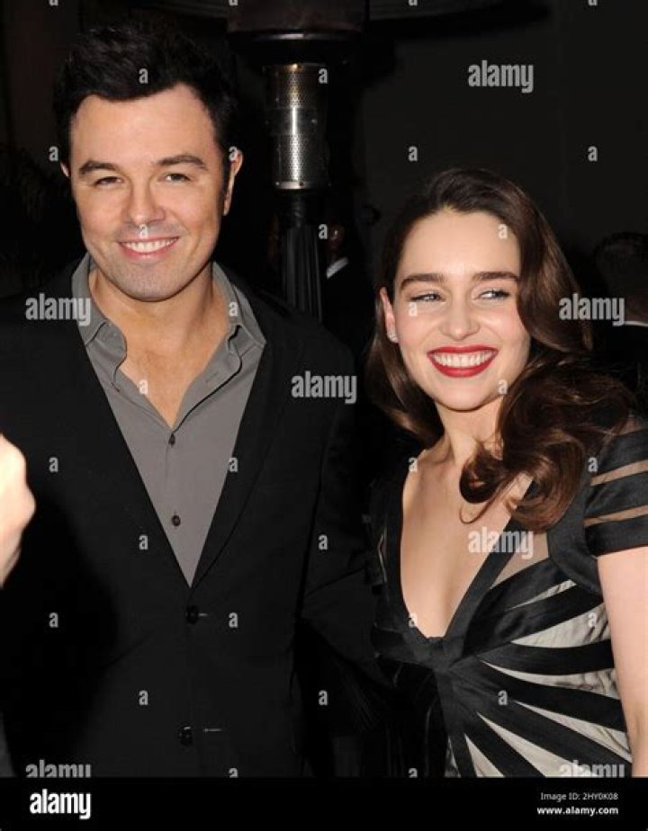 Emilia Clarke and Seth MacFarlane in 2013. Tamera Mowry, Golden Globes