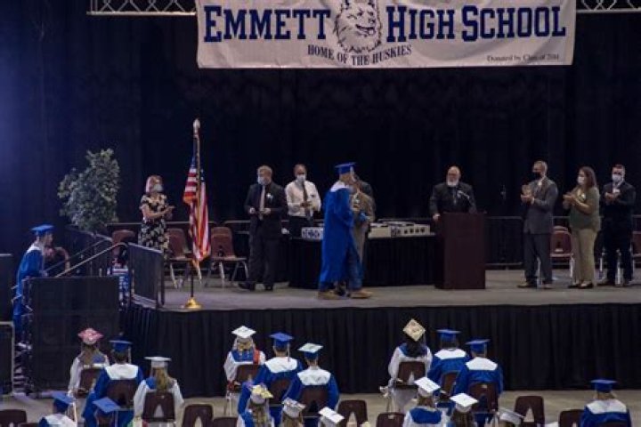 Emmett high school holds late graduation at Ford Idaho Center More