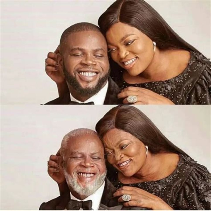FaceApp Funke AkindeleBello & Husband JJCs Beautiful old age photos