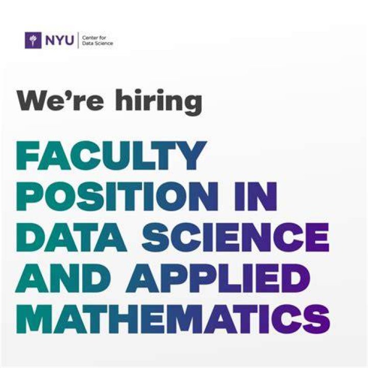 Faculty NYU Center for Data Science