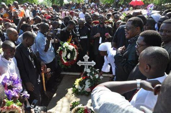 Farewell Kanumba The Great Photos from the burial at Kinondoni