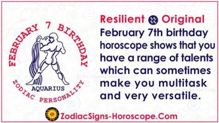 February 7 Zodiac Horoscope Birthday Personality