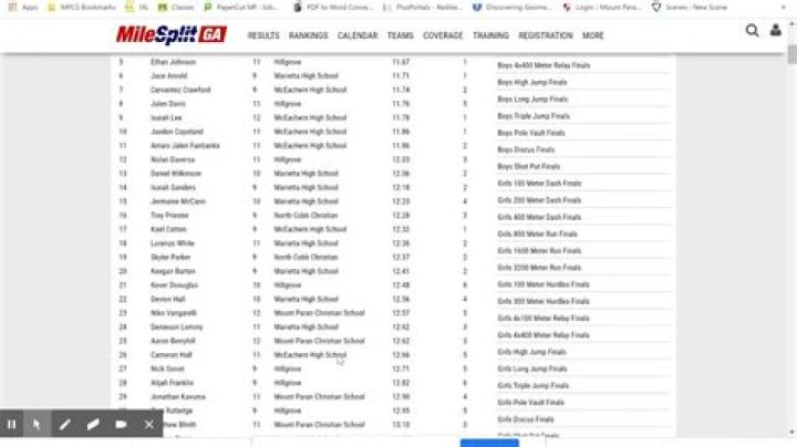 GA MileSplit Instructions YouTube