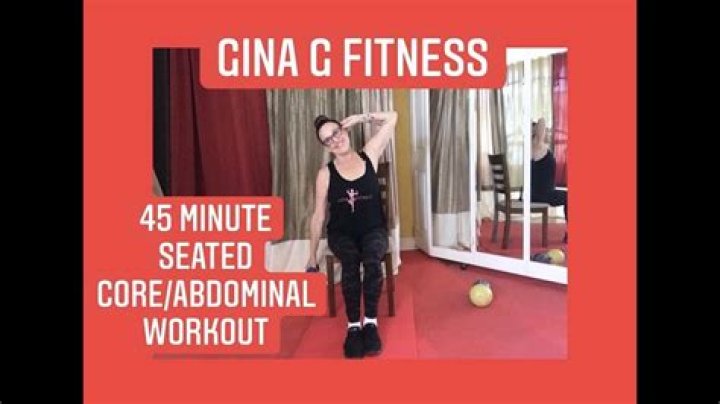 Gina G Fitness 45 Minute Seated Core/Abdominal Workout YouTube