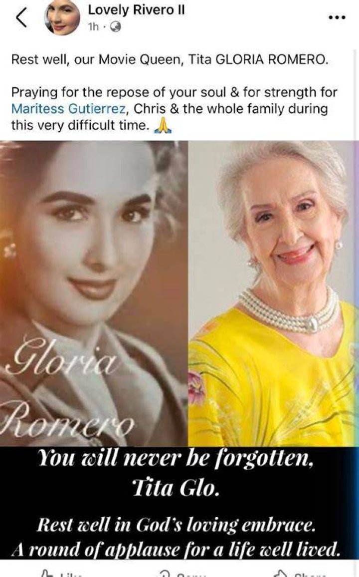 Gloria Romero Passed Away: Death News Real Or Fake?