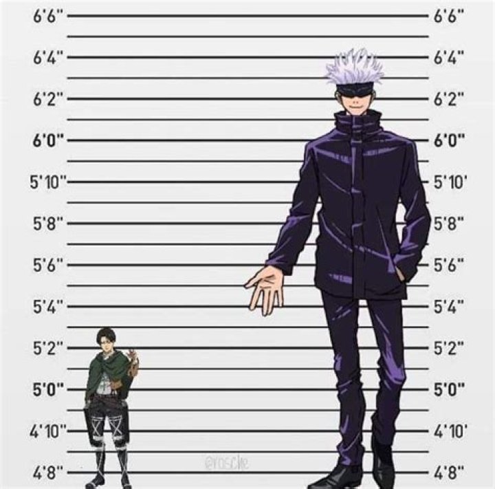 Gojo is tall than Levi Anime Amino