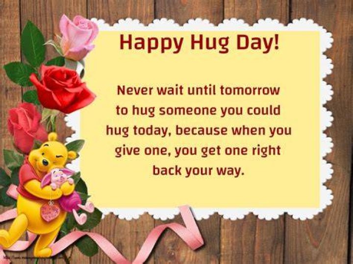 Greetings Cards for Hug Day January 21 National Hugging Day