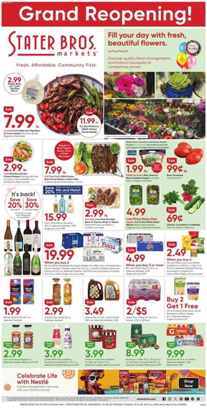 Holidays Stater Bros. Markets