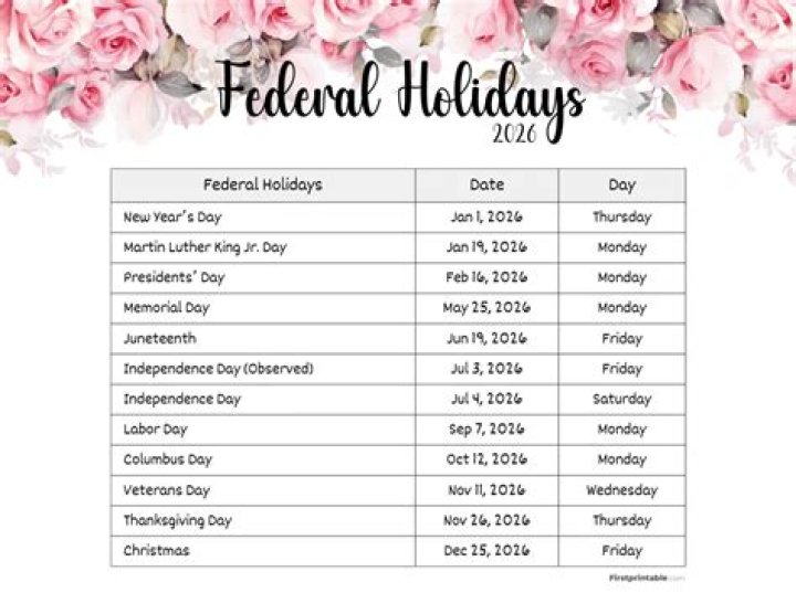 Holidays